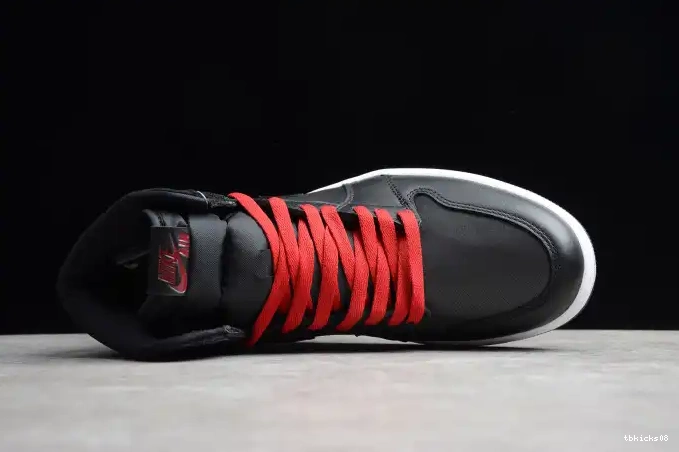 Cheap TBkick 1 Air High Jordan Satin Black Retro 555088-060 OG 0625